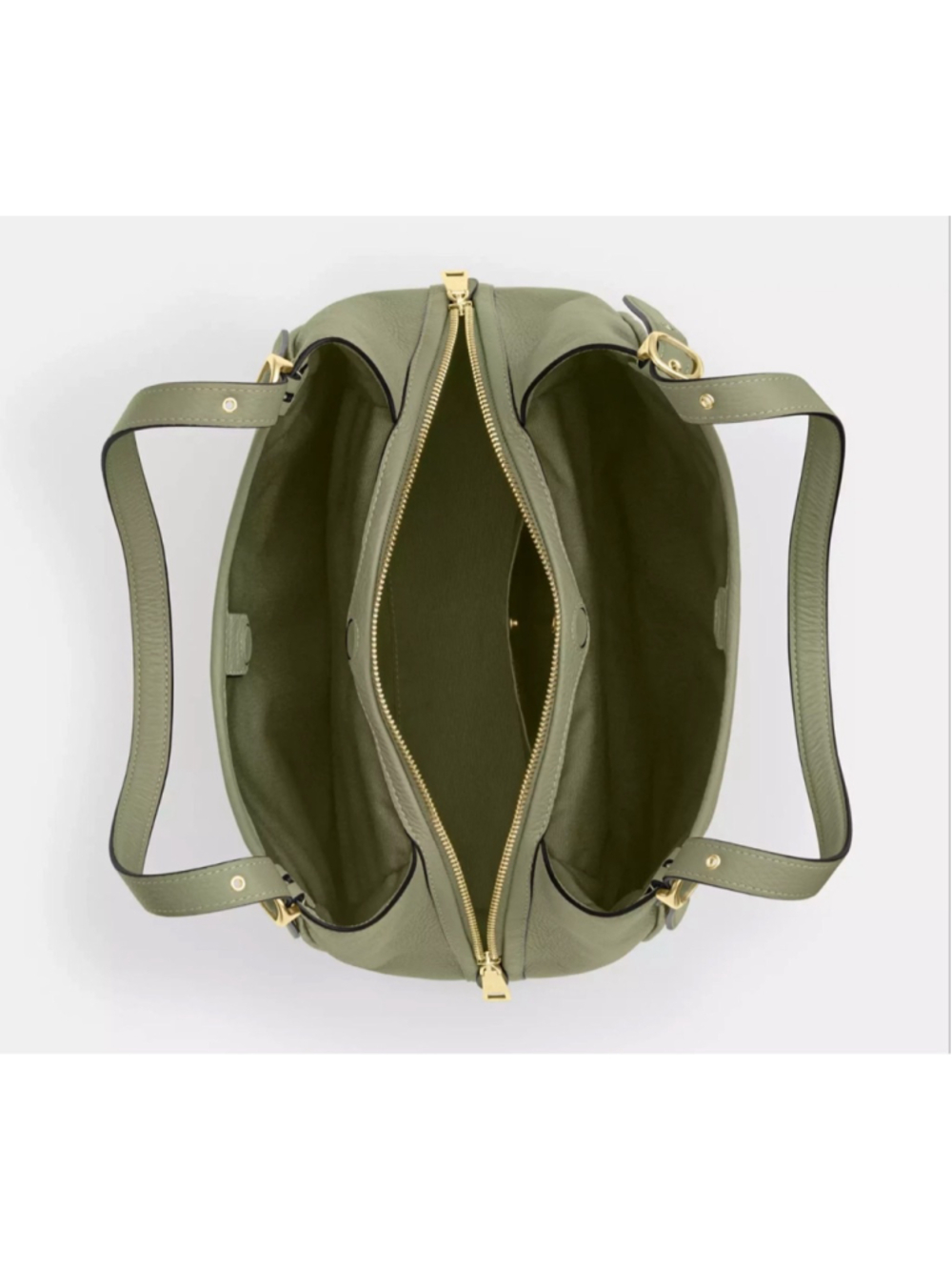 NEW Coach Erin Shoulder Bag Pistachio Pebbled Leather CAQ86 NWT HTF - Picture 7 of 10